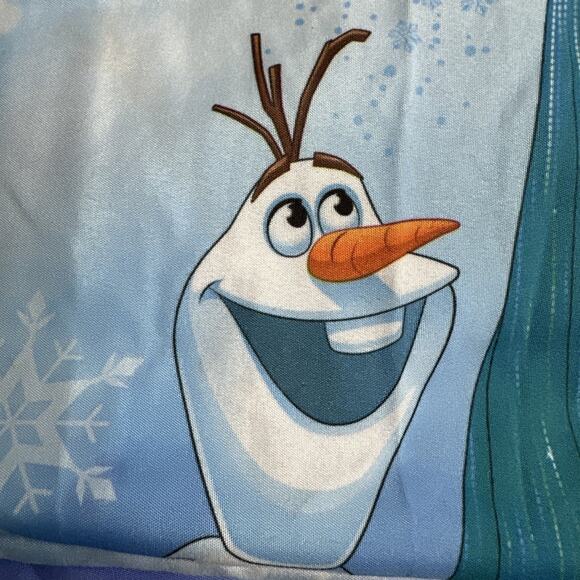 Disney Frozen Magical Winter Twin Flat Sheet Elsa Anna Olaf ￼ - Picture 4 of 6